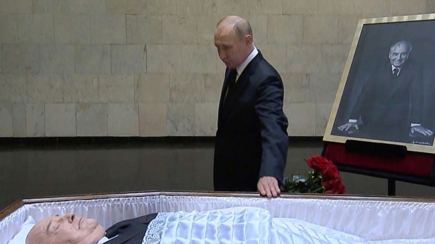 Nga tổ chức tang lễ "có yếu tố quốc tang" cho cố Tổng thống Liên Xô Gorbachev